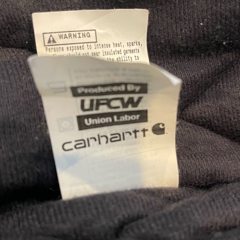 Carhartt Men's Dark Blue Hooded Jacket - Picture 4 of 4
